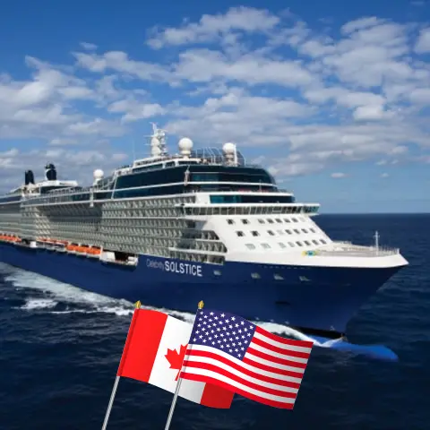 Cruise in the Alaska from Vancouver aboard Celebrity Solstice ship with visits to Canada and USA for 8 days