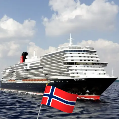 Cruise in the Northland from Southampton aboard Queen Anne ship with visits to Norway for 13 days