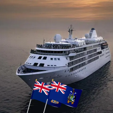 Cruise in the Antarctica from Puerto Williams aboard Silver Cloud ship with visits to Chile and Falkland Islands for 19 days