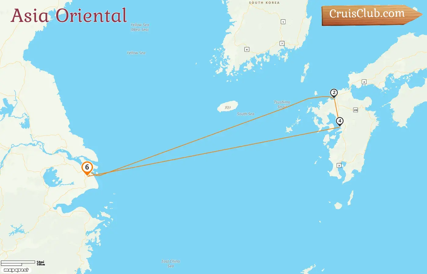 Crucero por el Este de Asia desde Shanghái a bordo del barco Spectrum of the Seas con visitas a China y Japón durante 6 días