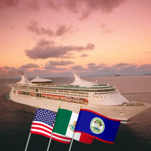 Cruise in the Western Caribbean from Tampa aboard Grandeur of the Seas ship with visits to USA, Mexico, Honduras, and Belize for 8 days