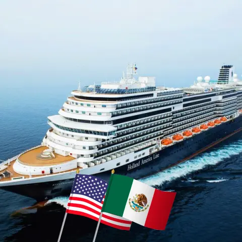Cruise in the Mexico from San Diego aboard Koningsdam ship with visits to USA and Mexico for 8 days