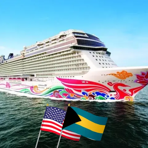 Cruise in the Caribbean from Miami aboard Norwegian Joy ship with visits to USA and Bahamas for 5 days