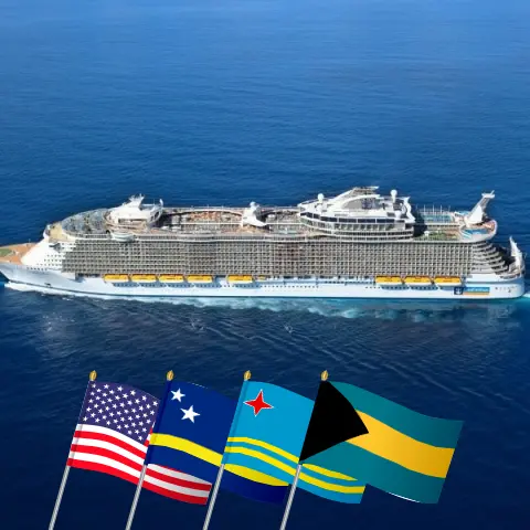 Croisière dans les Caraïbes au départ de Fort Lauderdale à bord du navire Oasis of the Seas avec des visites aux États-Unis, à Curaçao, à Aruba et aux Bahamas pendant 9 jours