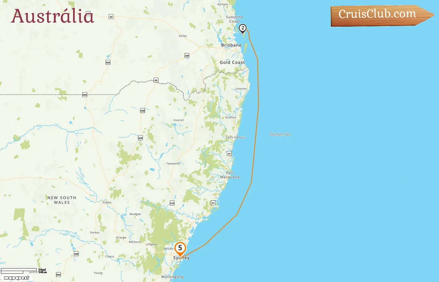 Cruzeiro na Austrália saindo de Sydney a bordo do navio Carnival Splendor com visitas à Austrália por 5 dias