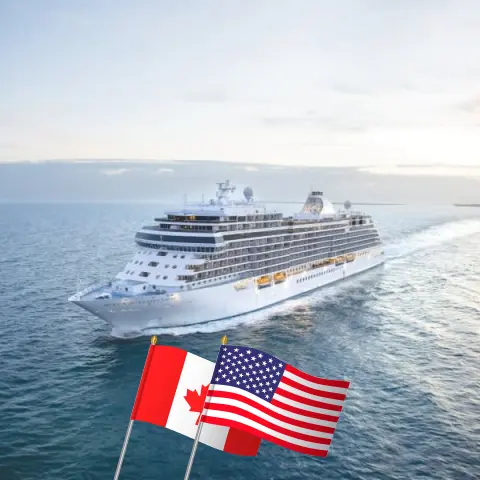 Cruise in the North America from Montreal to Miami aboard Seven Seas Splendor ship with visits to Canada, British Virgin Islands, Puerto Rico, and USA for 17 days