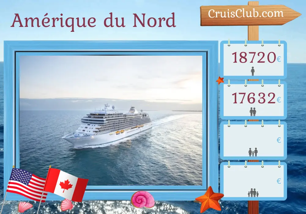 Croisière de New York à Montréal à bord du Seven Seas Splendor avec des visites aux États-Unis et au Canada pendant 12 jours