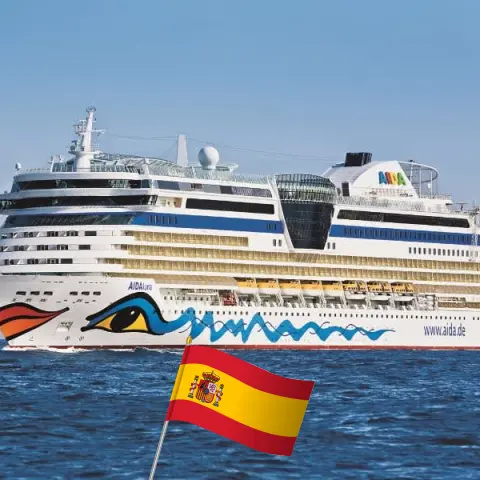 Cruise in the Canary Islands from Las Palmas aboard AIDAluna ship with visits to Spain for 8 days