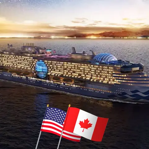 Cruise in the Alaska from Seattle aboard Star Princess ship with visits to USA and Canada for 8 days