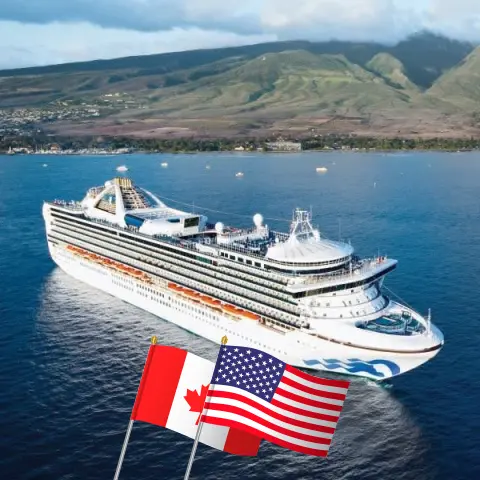 Cruise in the Alaska from Vancouver aboard Grand Princess ship with visits to Canada and USA for 11 days