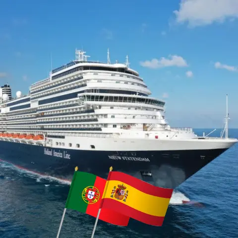 Cruise in the Canary Islands from Rotterdam aboard Nieuw Statendam ship with visits to Portugal and Spain for 15 days