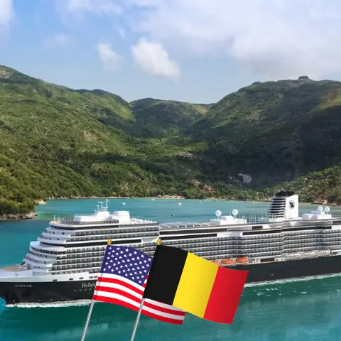 Cruise in the Transatlantic from Fort Lauderdale to Rotterdam aboard Rotterdam ship with visits to USA and Belgium for 15 days