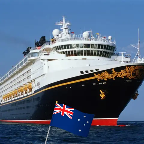 Cruise in the Australia from Sydney aboard Disney Wonder ship with visits to Australia for 5 days