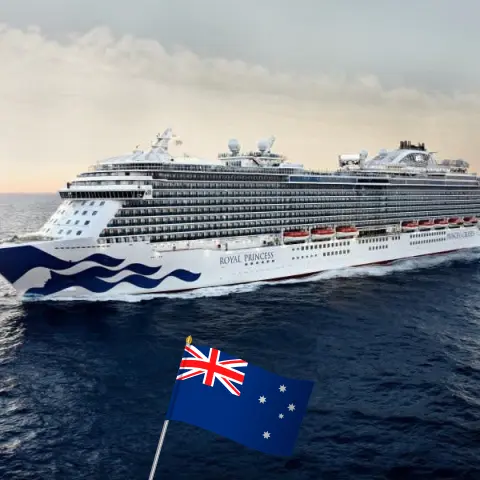 Cruise in the Australia from Sydney aboard Royal Princess ship with visits to Australia for 11 days