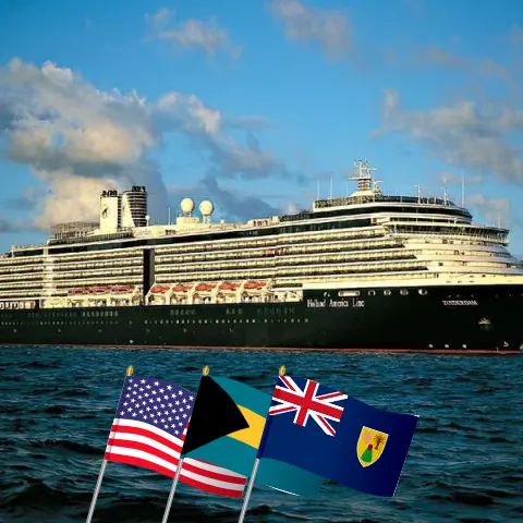 Cruise in the Caribbean from Miami aboard Zuiderdam ship with visits to USA, Bahamas, and Dominican Republic for 8 days