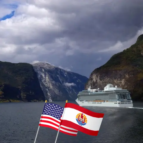 Cruise in the South Pacific from San Diego to Papeete aboard Oceania Vista ship with visits to USA and French Polynesia for 17 days