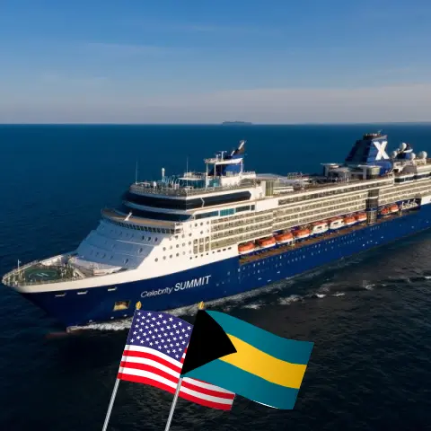 Cruise in the East America from Fort Lauderdale aboard Celebrity Summit ship with visits to USA and Bahamas for 6 days
