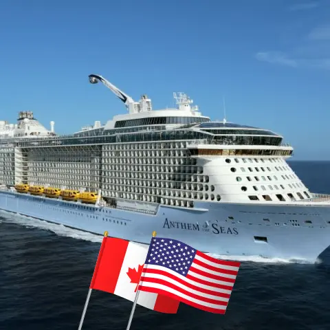 Cruise in the Western America from Vancouver to Honolulu aboard Anthem of the Seas ship with visits to Canada and USA for 10 days