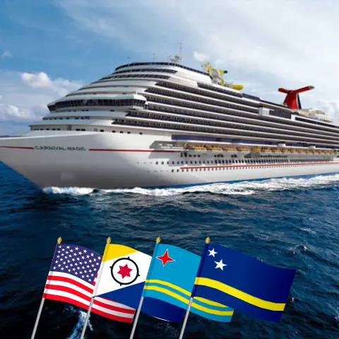 Cruise in the Southern Caribbean from Miami aboard Carnival Magic ship with visits to USA, Aruba, and Curaçao for 9 days