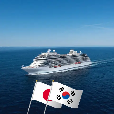 Cruise in the East Asia from Tokyo aboard Seven Seas Explorer ship with visits to Japan and South Korea for 12 days