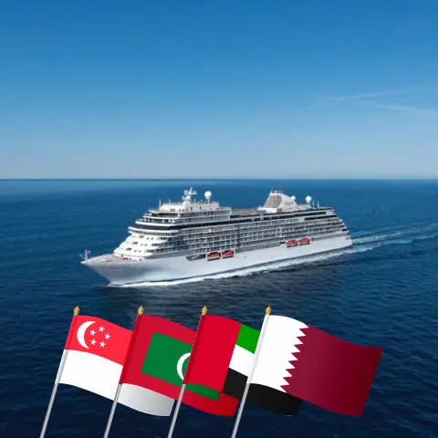 Croisière en Asie de Singapour à Doha à bord du navire Seven Seas Explorer avec escales à Singapour, en Thaïlande, au Sri Lanka, aux Maldives, en Inde, aux Émirats arabes unis et au Qatar pendant 17 jours