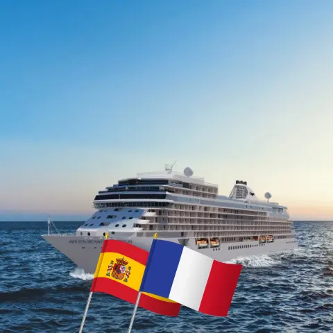 Cruise in the Western Europe from Lisbon aboard Seven Seas Grandeur ship with visits to Spain and France for 11 days
