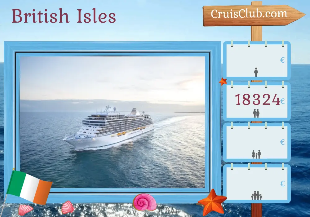 Cruise in the British Isles from Southampton aboard Seven Seas Splendor ship with visits to Ireland for 13 days