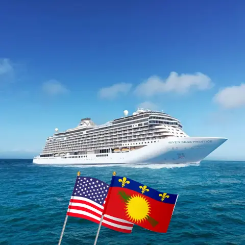 Cruise in the Eastern Caribbean from Miami aboard Seven Seas Prestige ship with visits to USA, Saint Barthélemy, and Guadeloupe for 11 days