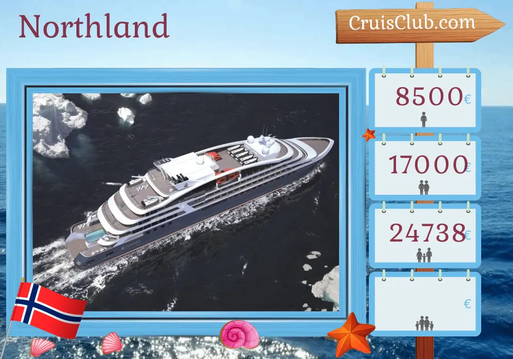 Cruise in the Northland from Tromsø to Glasgow aboard Le Champlain ship with visits to Norway for 11 days