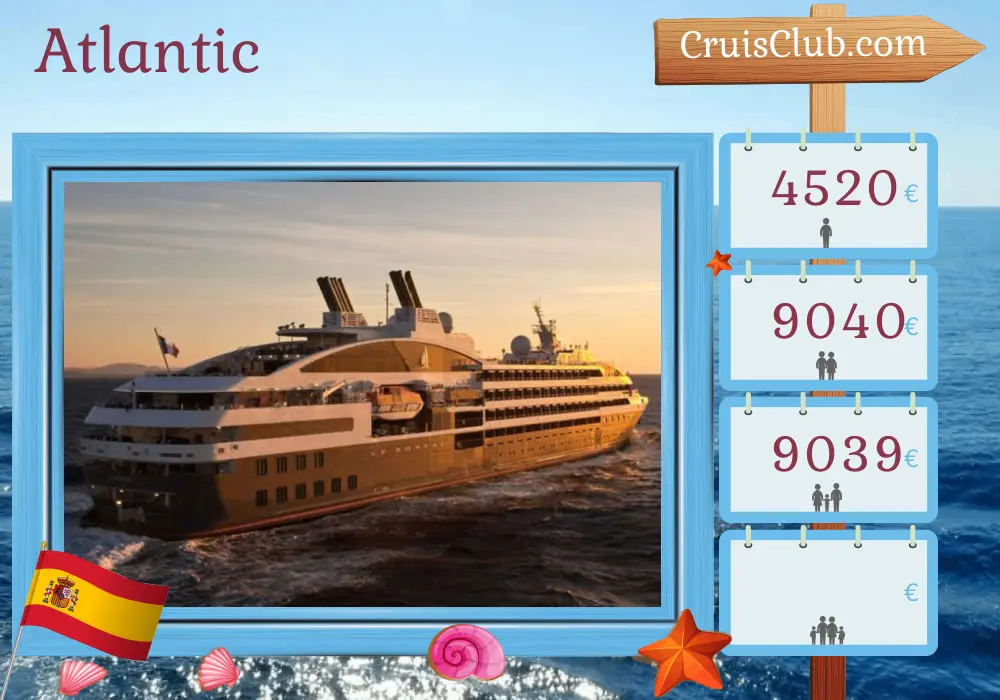 Cruise in the Atlantic from Las Palmas to Casablanca aboard Le Boréal ship with visits to Spain and Morocco for 11 days