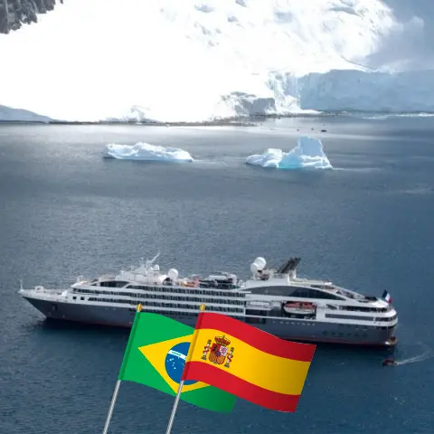 Cruise in the Transatlantic from Rio de Janeiro to Santa Cruz de Tenerife aboard L`Austral ship with visits to Brazil and Spain for 14 days