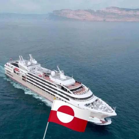 Cruise in the Arctic from Nuuk aboard Le Lyrial ship with visits to Greenland for 8 days