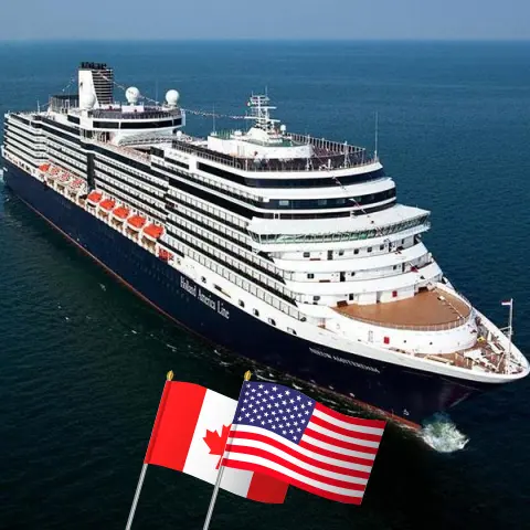 Cruise in the Alaska from Vancouver aboard Nieuw Amsterdam ship with visits to Canada and USA for 9 days