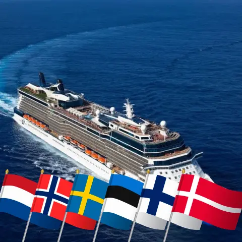 Cruise in the Baltic Sea from Amsterdam aboard Celebrity Eclipse ship with visits to Netherlands, Norway, Sweden, Estonia, Finland, and Denmark for 13 days