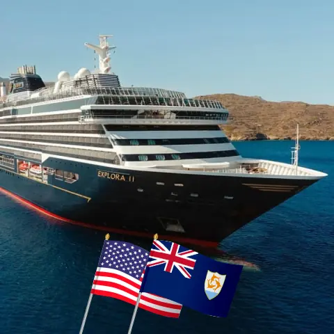 Cruise in the Eastern Caribbean from Miami to Saint John aboard EXPLORA II ship with visits to USA, Dominican Republic, and Puerto Rico for 8 days