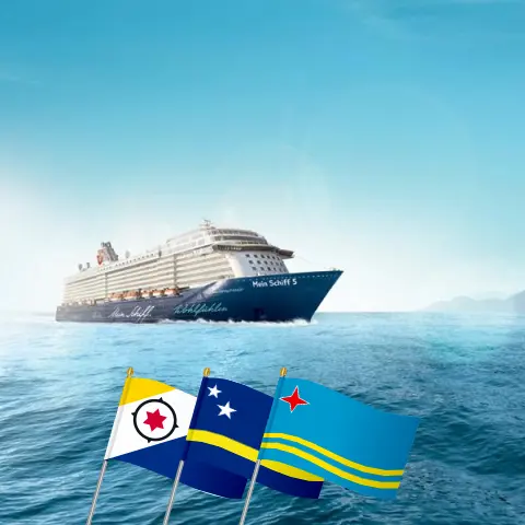 Cruise in the Eastern Caribbean from La Romana aboard Mein Schiff 5 ship with visits to Curaçao, Aruba, and Dominican Republic for 15 days