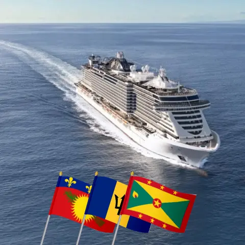 Cruise in the Eastern Caribbean from Fort-de-France aboard MSC Seaview ship with visits to Guadeloupe, Barbados, Saint Vincent and the Grenadines, and Grenada for 8 days