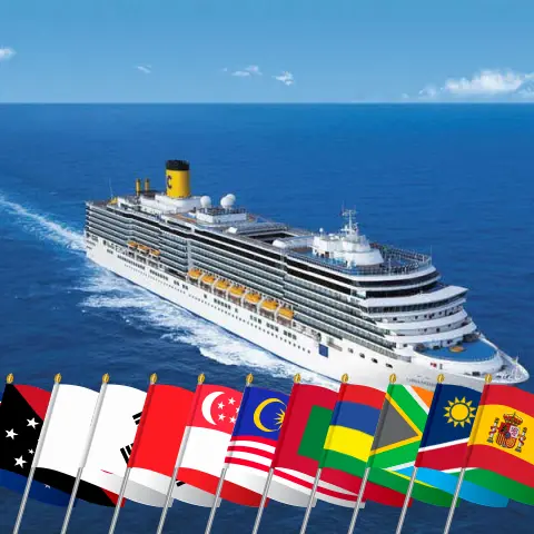Cruise in the World trip from Sydney to Barcelona aboard Costa Deliziosa ship with visits to Australia, Papua New Guinea, Japan, South Korea, Taiwan, Hong Kong, Viet Nam, Singapore, Malaysia, Sri Lanka, Maldives, Mauritius, South Africa, Namibia, and Spain for 73 days