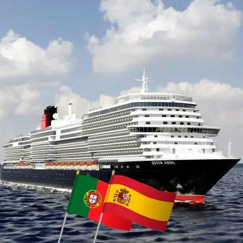 Cruise in the Western Europe from Southampton aboard Queen Anne ship with visits to Portugal and Spain for 13 days