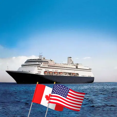 Cruise in the North America from Montreal to New York aboard Volendam ship with visits to Canada and USA for 13 days