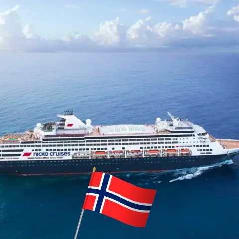 Cruise in the Northland from Kiel aboard Vasco da Gama ship with visits to Norway for 8 days