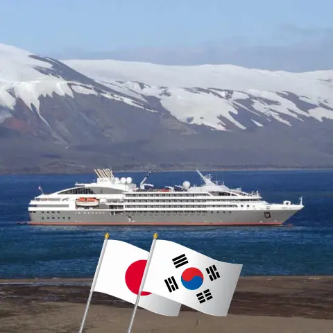 Cruise in the East Asia from Osaka to Busan aboard Le Soléal ship with visits to Japan and South Korea for 13 days