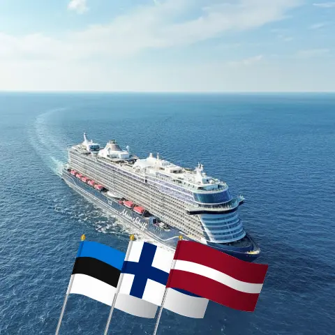 Cruise in the Baltic Sea from Kiel aboard Mein Schiff Relax ship with visits to Estonia, Finland, and Latvia for 8 days