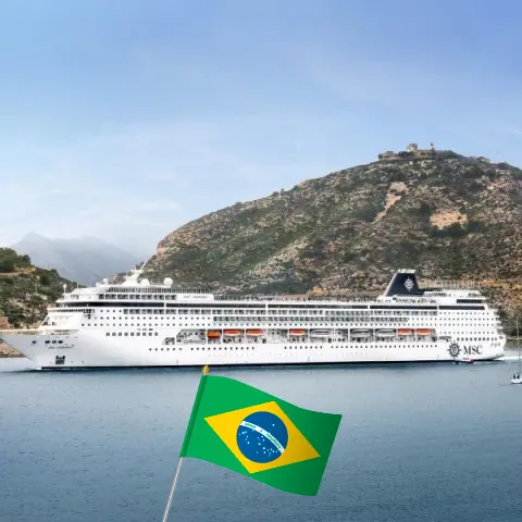Cruise in the South America from Rio de Janeiro aboard MSC Armonia ship with visits to Brazil for 7 days