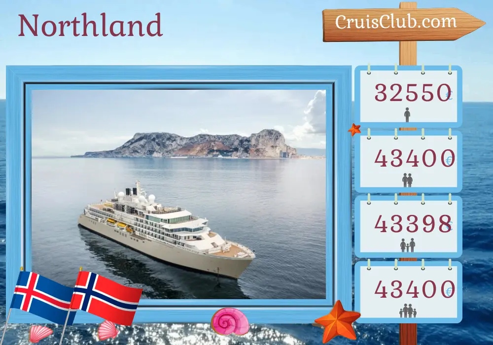 Cruise in the Northland from Reykjavik to Tromsø aboard Silver Endeavour ship with visits to Iceland and Norway for 14 days