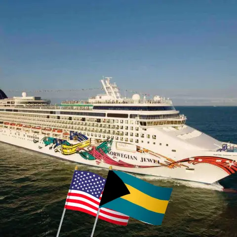 Cruise in the Caribbean from Miami aboard Norwegian Jewel ship with visits to USA and Bahamas for 6 days