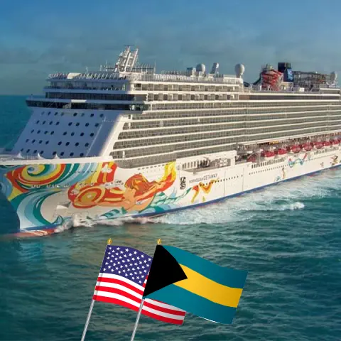 Cruise in the Caribbean from Port Canaveral / Orlando aboard Norwegian Getaway ship with visits to USA, Dominican Republic, and Bahamas for 6 days