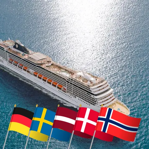 Baltic Sea Cruise on MSC Magnifica with stops in Germany, Poland, Sweden, Latvia, Denmark, and Norway for 15 days