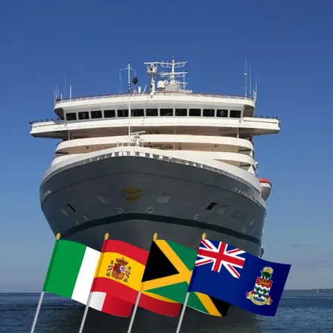 Croisière transatlantique de Gênes à Christophe à bord du navire Artania avec escales en Italie, en Espagne, dans les îles Vierges britanniques, en Jamaïque, dans les îles Caïmans, en Colombie, au Costa Rica et au Panama pendant 26 jours