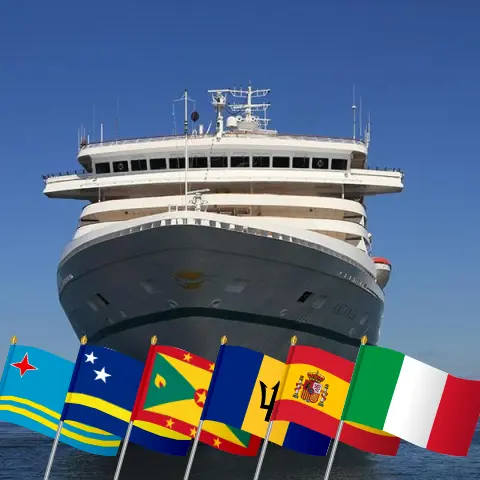 Cruise in the Transatlantic from Christopher to Savona aboard Artania ship with visits to Panama, Colombia, Aruba, Curaçao, Grenada, Saint Vincent and the Grenadines, Barbados, Spain, Morocco, and Italy for 26 days